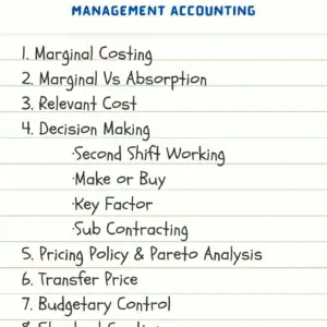 Management Accounting for B.Com DU (Delhi University) by CA Raj K Agrawal - Image 2