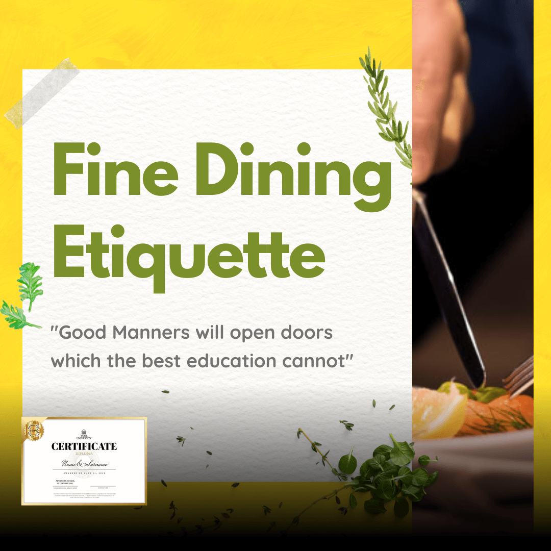 Fine Dining Etiquette