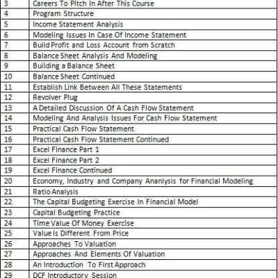 Financial Modeling & Valuation - Image 2