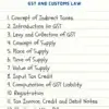 GST And Customs Law for B.Com DU (Delhi University) by CA Raj K Agrawal - Image 2